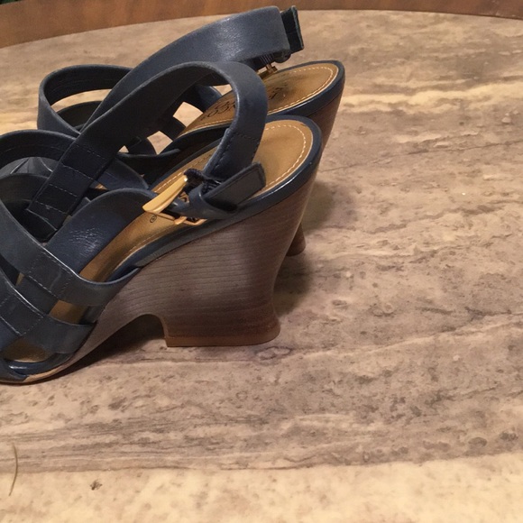 Franco Sarto Leather Sandals - Picture 5 of 6